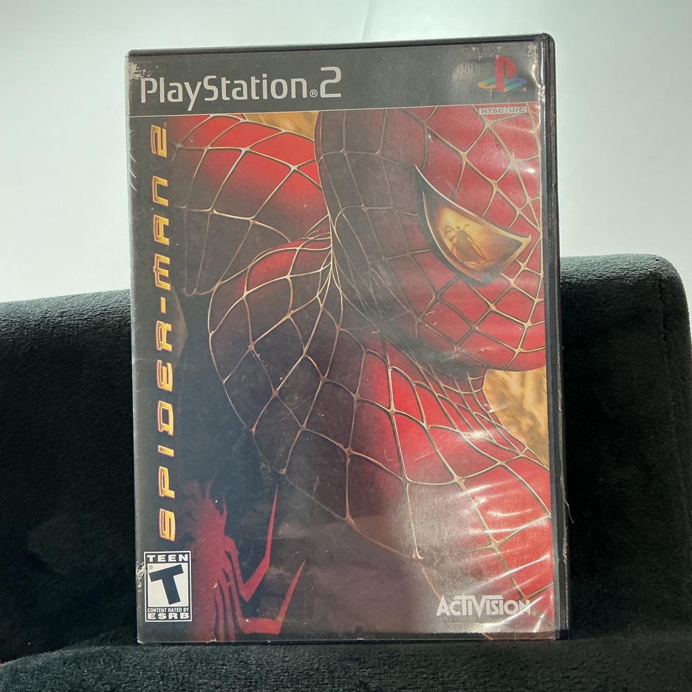 Activision Spider-Man 2 PlayStation 2 CIB PS2 Game Marvel Black Label